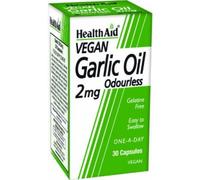HealthAid Garlic Oli Aglio Inodore 2mg Integratore Alimentare 30 Capsule Molli