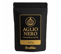 Aglio Nero Fermentato Fruttèo - 250 g | Gusto Morbido e Aromatico | Senza Allergeni | Confezionato a Mano