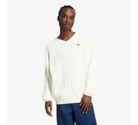 aglione adidas Cable Knit Crewneck Sweatshirt Cloud White M