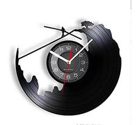AGlitw Orologio da Parete Funambolo Walking Orologio da Parete Orologio da Record in Vinile Orologio Decorativo Sportivo Filo da Passeggio Explorer ca