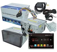 Aglow.it Autoradio 7" Android 2 DIN 3G BX-412, GPS Guida vocale, Potenza 4x45W,