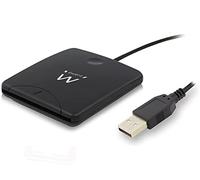 Aglow.it Ewent Lettore Smart Card EW1052 USB, SmartCard Reader, Plug & Play,