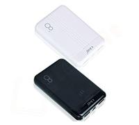 Aglow.it Power Bank 8000 mAh slim TT8803 Sottile Leggero Mini con Ingresso USB C e Porte di Uscita USB, Power bank tascabile slim (TT8803)