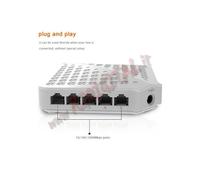 Aglow.it Tenda Hub Switch 5 porte 1Gbps SG50, 10/100/1000 ETHERNET SDOPPIATORE G