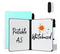 AGM A5 Portatile Lavagna Cancellabile, bifacciale scrivibile, con Pennarello, Scrive Senza Intoppi per Studio, Bozza, Appunti, Nessuna magnetiche