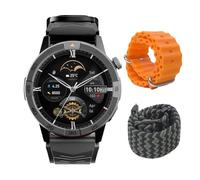 AGM Legion Pro smartwatch da uomo con 4 braccialetti, orologio militare con GPS e carte offline, impermeabile 5 ATM, robusto orologio sportivo per attività all'aperto, orologio fitness con funzione di