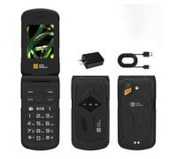 AGM M10 Flip-4G Telefono Per Anziani con Tasti Grandi,Audio Alto,SOS | 1200mAh 2.4" Flip Telefoni Cellulari Tasti Grandi,98 dB Volume alto,Contatti con Immagini,Chiamata Rapida,Anti-dipendenza