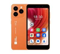 AGM N2 Mini Smartphone, Android 16 go, Schermo HD 4,96", 3GB+32GB, IP54 Doppia SIM, Batteria 3000mAh, WhatsApp, Arancione