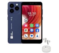 AGM N2 Mini Telefono, Android 16 Go, Schermo HD 4,96" 4G Buds 8 Auricolari Bluetooth Senza Fili con ANC Cancellazione Rumore, Bluetooth 5.4