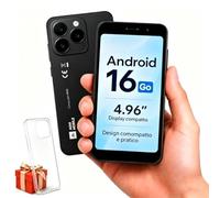 AGM Note N2 Mini Telefono Android 16 Go,5 Pollici Mini Smartphone (nero) | IP54 Resistente all'acqua | 3000 mAh | 3GB+32GB | GPS | Dual SIM | 4G | Supporta il download di WhatsApp