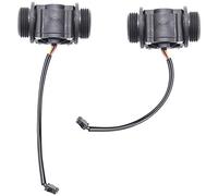 Agmoctz 2 pezzi di deflusso 'acqua flusso di combustibile sensore di flusso di acqua misuratore di flusso metro d'acqua indicatore di flusso misuratore di sensore d'acqua FS400A G1 DN25 1-60L