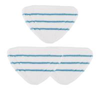 Agmoctz 3 Pezzi Tamponi di Ricambio per Mop a Vapore Triangolo Panno Lavabile Pulizia Pavimento Microfibra Mop Testa Tampone Vapore Mop Raccordi