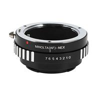 Agmoctz Adattatore per obiettivo AF a E Mount NEX-3 NEX-5 Camera DC111