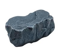 Agmoctz Cassetta nascosta "Fake Rock" per esterni - Cassetta di ricambio sicura in resina per il giardino o all'aperto (stile pietra), facile da installare