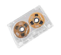 Agmoctz Custodia Colorata Doppio Lato Vuoto Metallo Mini Può Salvare 55 Minuti di Vuoto Cassette Vergine e Facile Da Usare Arancione