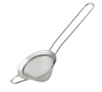 Agmoctz Piccolo colino in acciaio inox, colino a maglia fine, mini colino per cocktail, tè, caffè e bevande