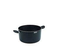 Pentole Agnelli Casseruola Antiaderente 20 cm in Alluminio Nero ECO Alta