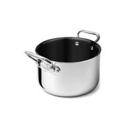 AGNELLI Casseruola Alta Aluinox 2ply Antiaderente 2 Maniglie D 20 Cm