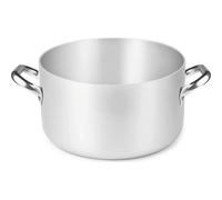 Pentole agnelli casseruola 104 alta ø 28 professionale, in alluminio puro, 2 man
