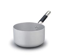AGNELLI Casseruola Alta con Manico in Alluminio 3mm, Fondo Induzione D 16 cm