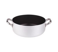 Pentole Agnelli Casseruola bassa ALSA106S32, alluminio antiaderente 32 cm, 2 manici in acciaio inox