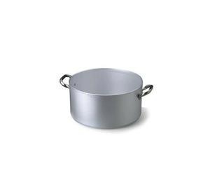 Agnelli linea Professionale Albergo Casseruola Alta in alluminio 2 manici 28 cm