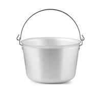 Paiolo per Polenta con Manico ad Arco Diametro 40 cm - Linea Alluminio 3 mm