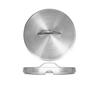 Pentole agnelli, coperchio per casseruola a 4 spicchi da 40 cm professionale in alluminio - 8007441128081