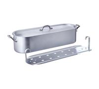 Agnelli Pesciera PROFESSIONAL (45x15,2cm) Alluminio con coperchio e griglia