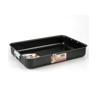 Agnelli Rostiera Alluminio antiaderente (40x28x6,2cm) PROFESSIONAL Nero