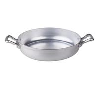 Pentole Agnelli Tegame Linea Family Cooking Alluminio con 2 Maniglie Argento 16 cm
