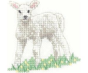 Agnello, 28 count Evenweave Kit per ricamo a punto croce