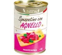 Unipro Dog Adult Spezzatino con Agnello - Unipro Dog Adult Spezzatino con Agnello - Lattina Da 400 Gr - CONFEZIONE RISPARMIO