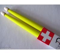 Agner 1 Coppia 5 a UV della Light Drum Sticks in giallo