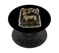 Agnus Dei agnello di Dio - Gesù Cristo PopSockets PopGrip Adesivo