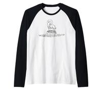 Agnus dei Agnello di Dio Gesù Cristo Simbolo Cristiano Maglia con Maniche Raglan