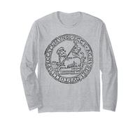 Agnus dei Agnello Dio Tradizionale Messa Latina Vintage Cattolica Maglia a Manica