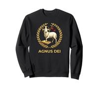 Agnus dei Sanctus Tradizionale Latina Messa Cattolica Felpa