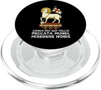 Agnus Dei Sanctus Tradizionale Latina Messa Cattolica PopSockets PopGrip per MagSafe