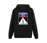 AGNUSZOH Men's Hoody Cannonball Baker Sea To Shining Sea Cannonball Sea Shining Baker Run America Black XL