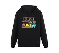AGNUSZOH Men's Hoody Have You Seen Molly Drugs MDMA Extacy High Tripping Black S