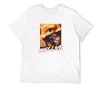 AGNUSZOH Men's Summer T-Shirt John Carpenters They Live Movie Poster Comfortable Fabrics to accompany You all Summer White XXL