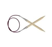 Ago a maglieria circolare in bamb Knitpro 80 cm x 6mm marrone K22251
