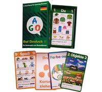 AGO Auf Deutsch 2 Deluxe: Gioco di Carte Interattivo per Imparare il Tedesco - Perfetto per Tutte le Età!