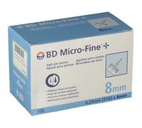BD MICROFINE AGO G31 8MM 100PZ