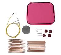 Ago circolare intercambiabile in oro rosa in oro set all'uncinetto in terapia con kit di maglia per la per la casa