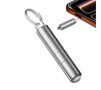 Ago di espulsione della Scheda - Utensile Multifunzione in Metallo, Spazzola per la Pulizia fine, Anello Portachiavi Compatto | per Porta Auricolari, Ricarica Elettronica