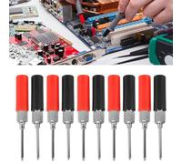 Ago di Prova Del Multimetro, 5 Coppie Sonda Del Puntale Senza Saldatura A 2mm J.30014 Ago Perforante Standard Con Spina A Banana Rosso E Nero, per Test di Circuito E Tensione