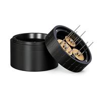 Ago distributore di caffè, agitatore rotante con ingranaggi per portafiltri da 51/54/58 mm, design ad attrazione magnetica, livellatore e pressino per espresso, strumento per casa(58mm)