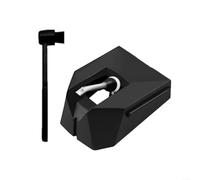 Ago ellittico di ricambio per giradischi Audio-Technica serie VM95, guscio in ABS in lega di alluminio cantilever con spazzola di pulizia